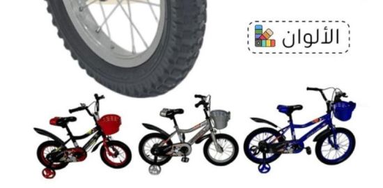 صورة دراجة أطفال رالي رصاصي مقاس 12,14,16